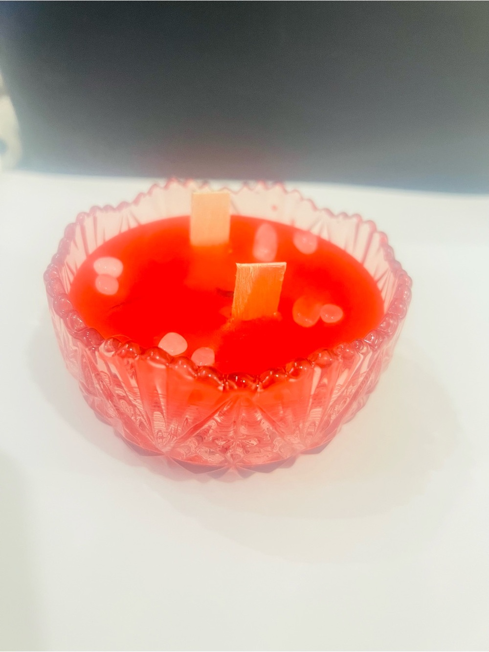 Meditation Candle  homemade with pure beeswax cerry blossom essential oils